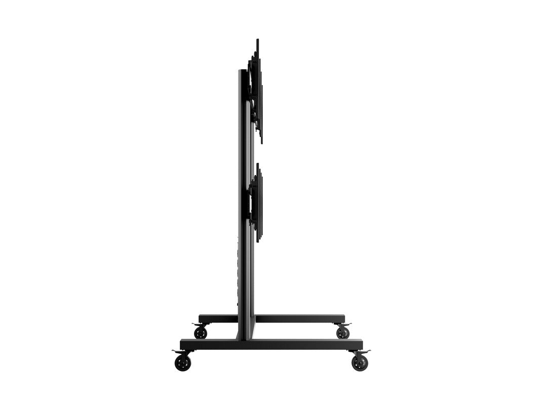 Multibrackets M Public – Videowand-Stand, für 4 Displays, höhenverstellbar, VESA 200×200, bis 160 kg, für 40"