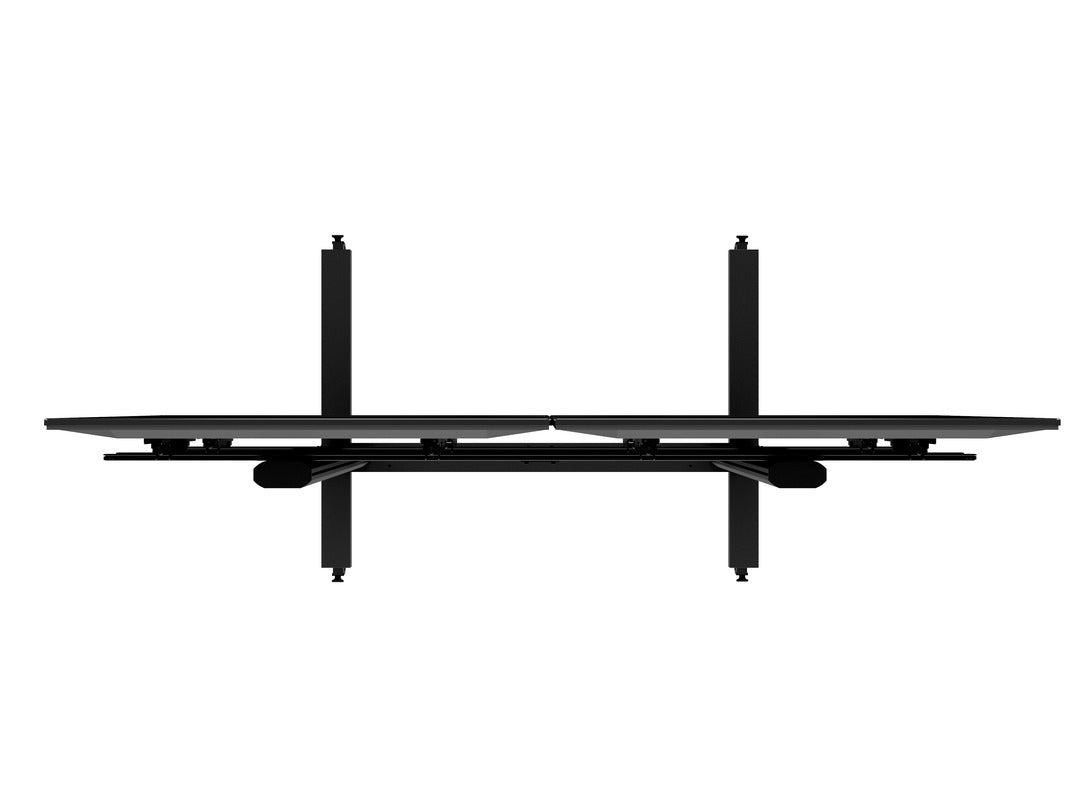 Multibrackets M Public – Videowand-Stand, für 4 Displays, höhenverstellbar, VESA 200×200, bis 160 kg, für 40"