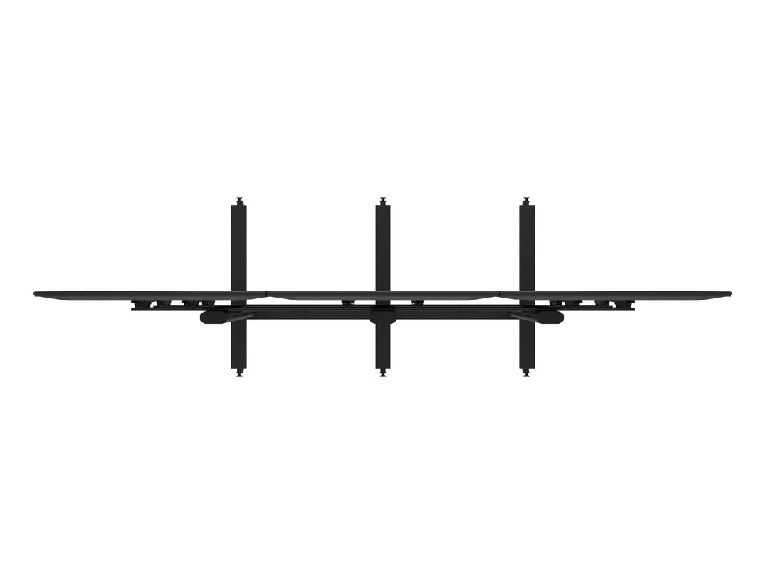 Multibrackets M Public – Videowand-Stand, für 6 Displays, höhenverstellbar, VESA 400×400, bis 240 kg, für 47"