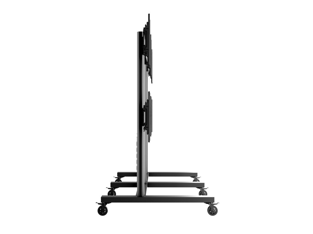 Multibrackets M Public – Videowand-Stand, für 6 Displays, höhenverstellbar, VESA 400×400, bis 240 kg, für 47"