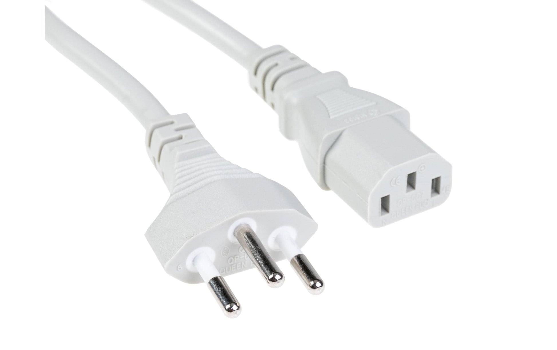 Diggelmann SPCGI10-2 Netzkabel – H05VV-F, 3G 1,0 mm², T12 zu C13