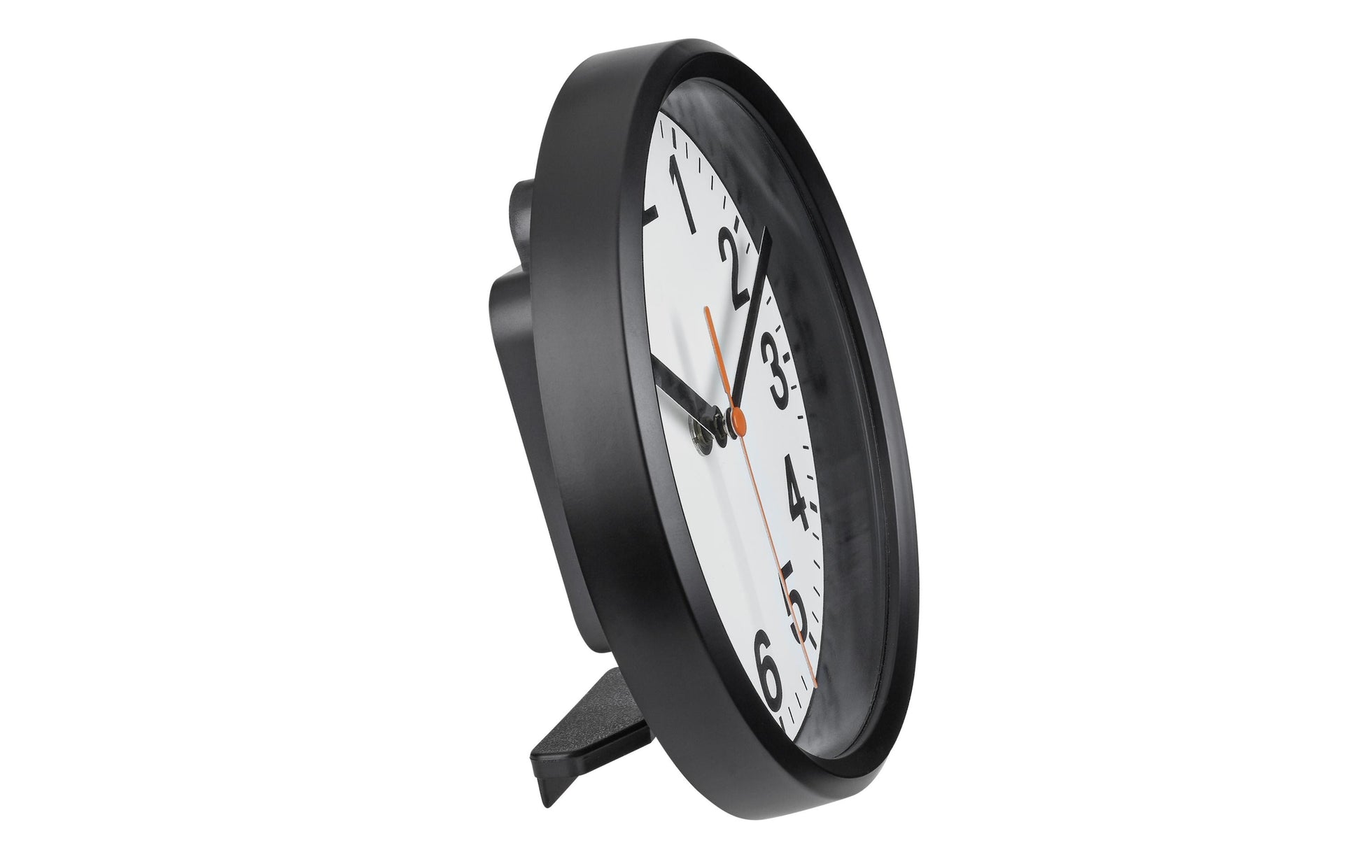 TFA-Dostmann TFA Dostmann Wanduhr – Funk, analog, Ø 17,7 cm, schwarz/weiss, Glas