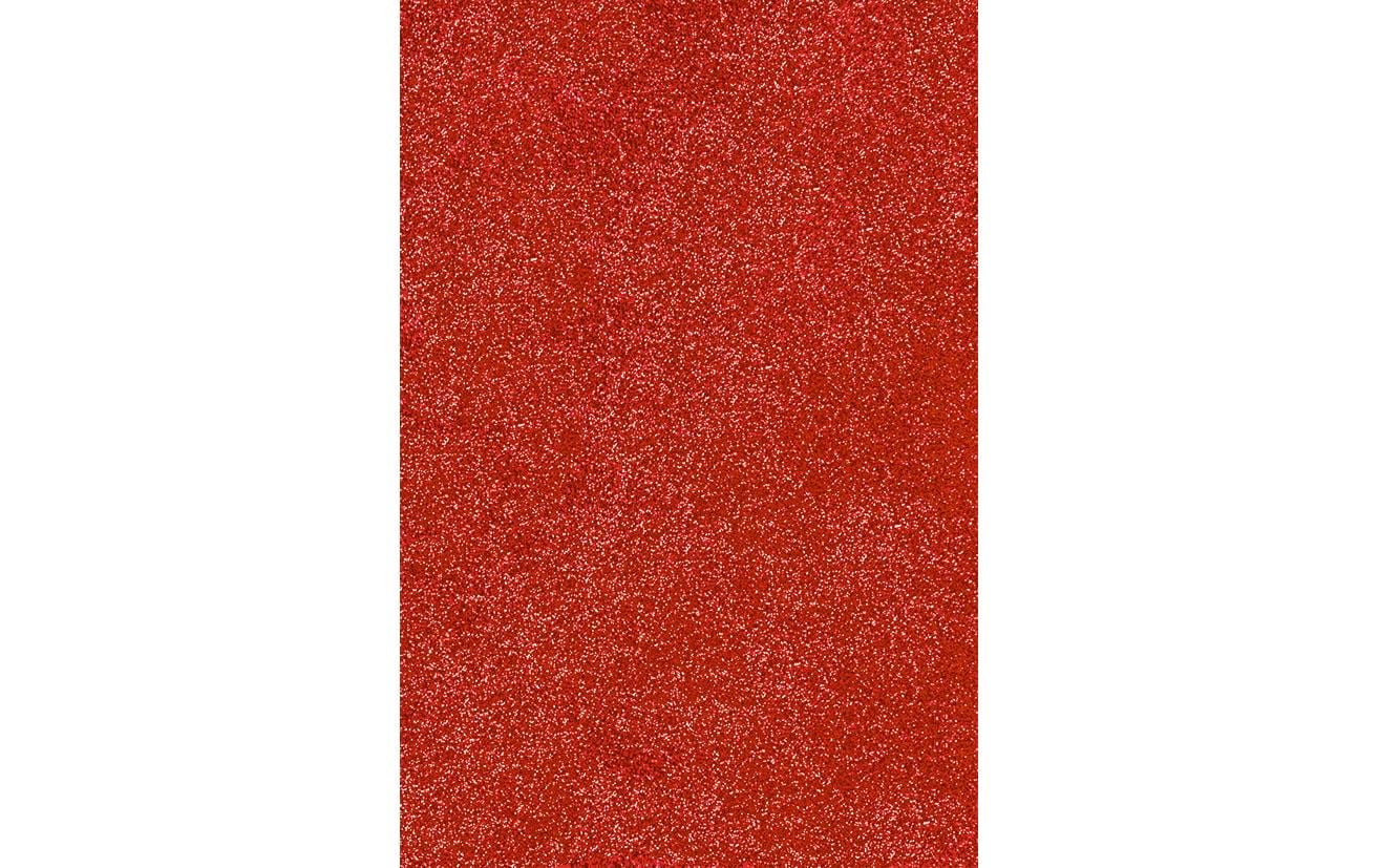 URSUS Schaumstoffplatte (EVA-Schaum), selbstklebend, mehrfarbig, Glitzer, 20 × 30 cm, 2 mm