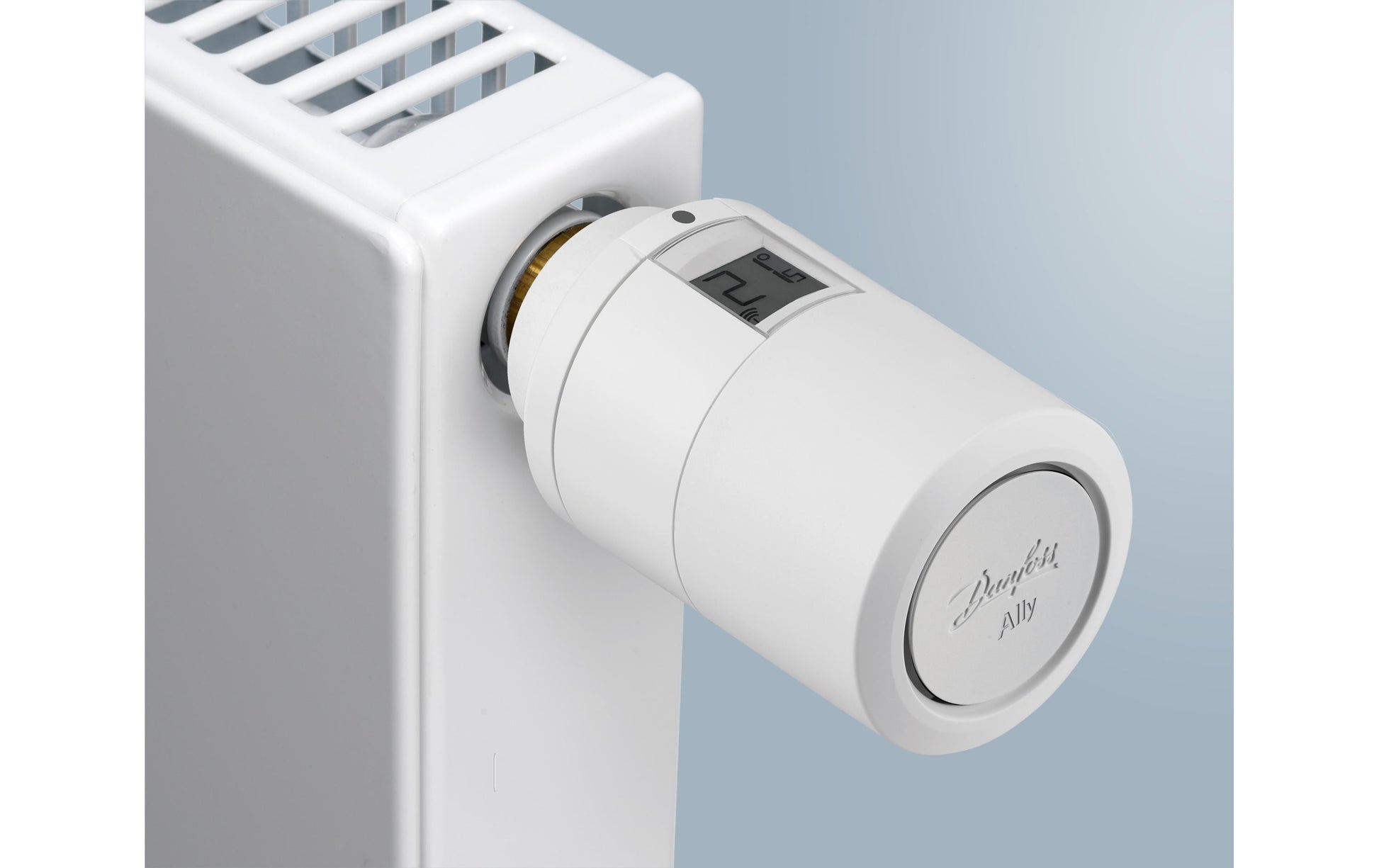 Danfoss Ally – Heizkörperthermostat – WLAN, Programmierbar – für Amazon Alexa, Google Assistant – Weiss