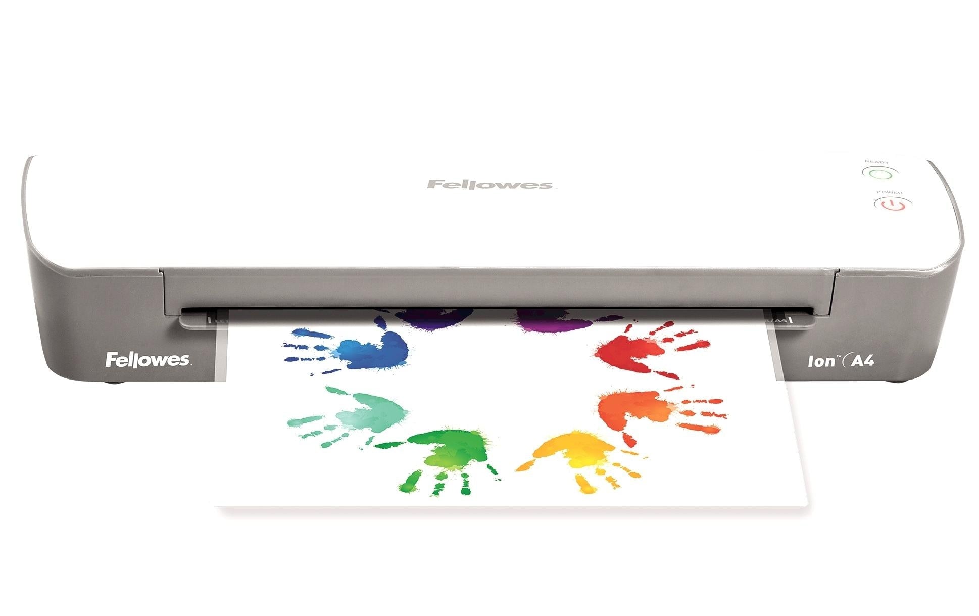Fellowes Ion Laminiergerät A4 – Heisslaminator, bis 125 µm, 2 Rollen, 300 mm/min