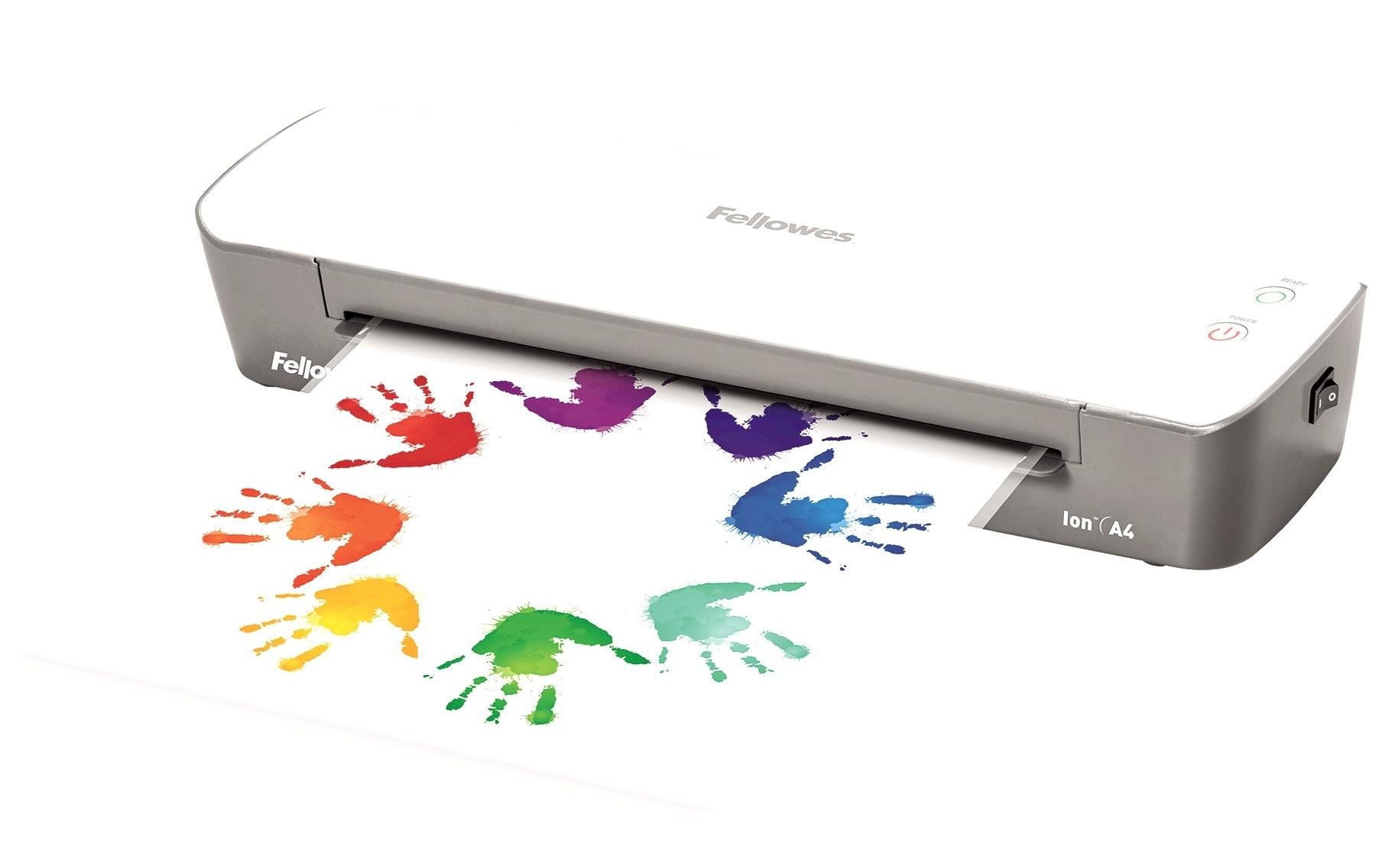 Fellowes Ion Laminiergerät A4 – Heisslaminator, bis 125 µm, 2 Rollen, 300 mm/min