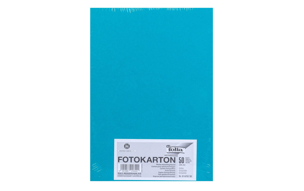 Folia Fotokarton – A4, türkis, 300 g/m² – 50 Blatt