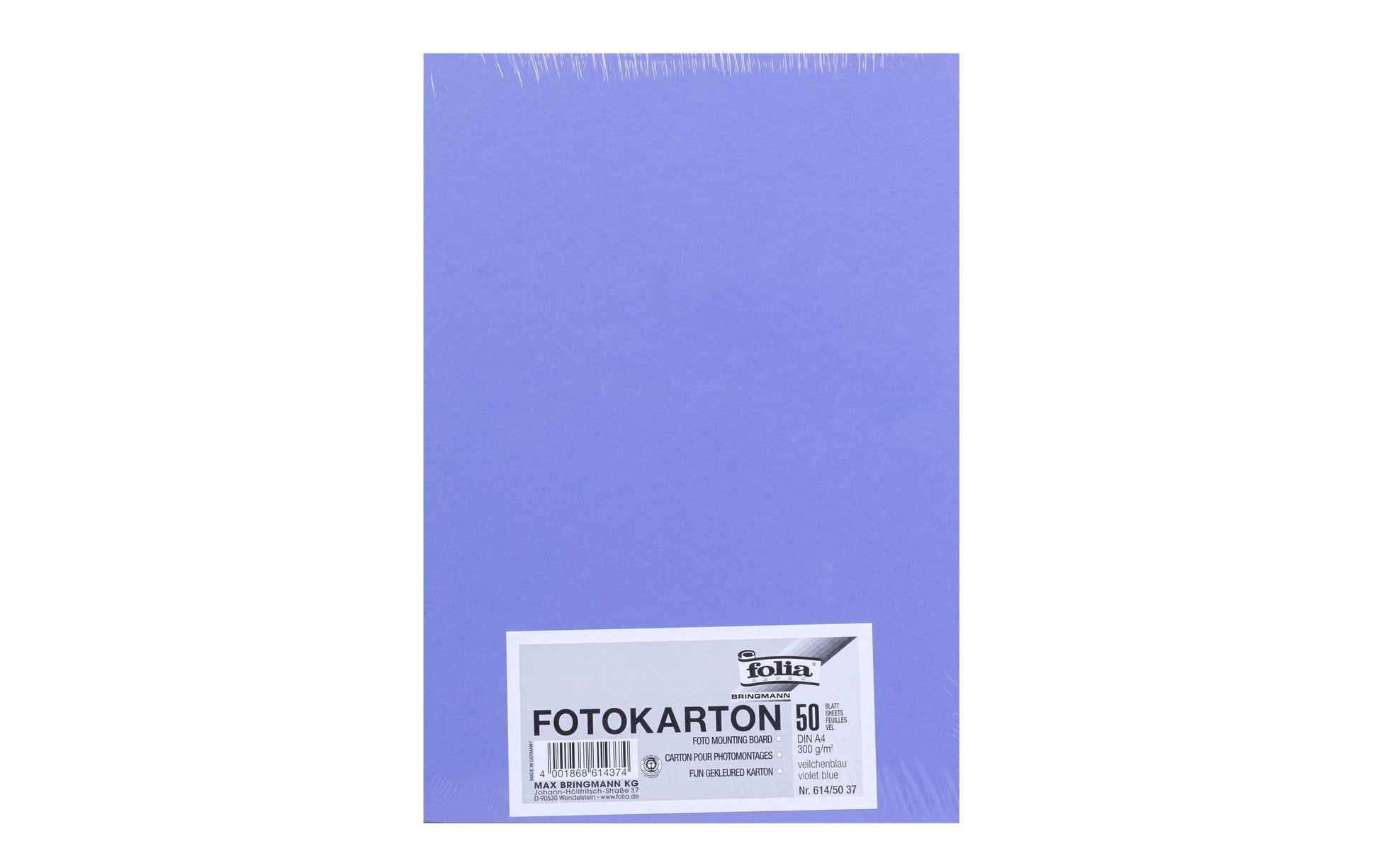 Folia Fotokarton, A4, Violett, 300 g/m², 50 Bogen