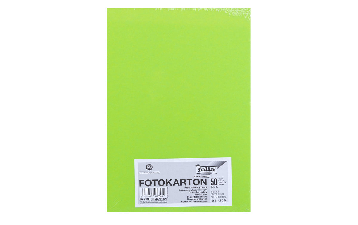 Folia Fotokarton – A4, grün, 300 g/m² – 50 Blatt