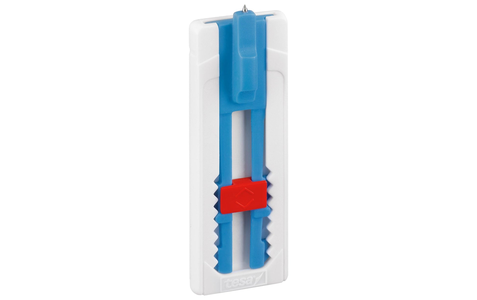 TESA Klebenagel – Kunststoff, Weiss, 12 × 14 × 1,3 cm – 2er-Pack