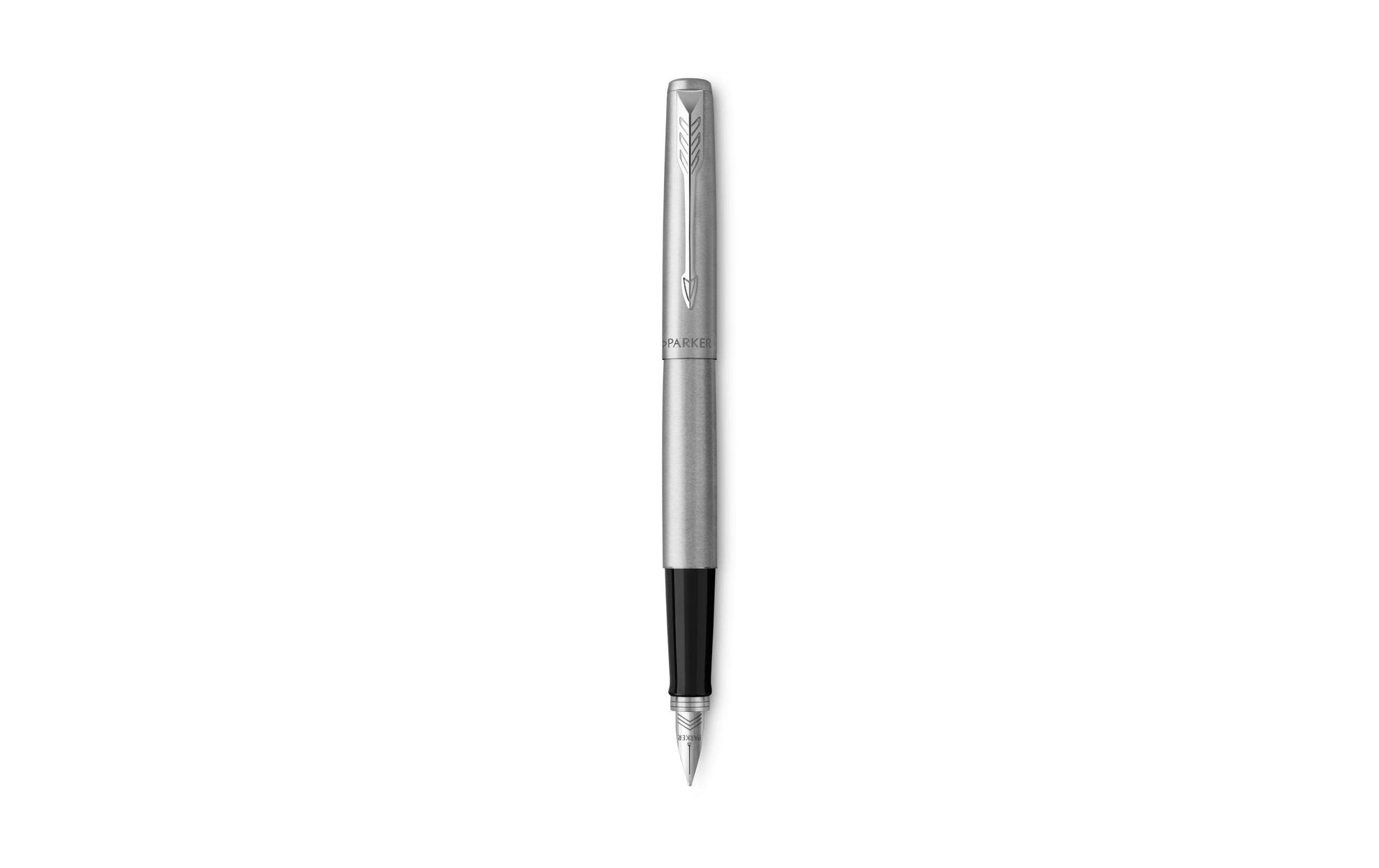 Parker Jotter Core – Füllfederhalter und Kugelschreiber – M – Schwarz/Silber – Edelstahl – 2er Pack
