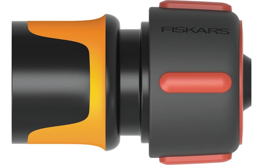 Fiskars Schlauchanschluss – 3/4", Ø 19 mm, Kunststoff, Schwarz/Orange/Rot, 30 Stk.