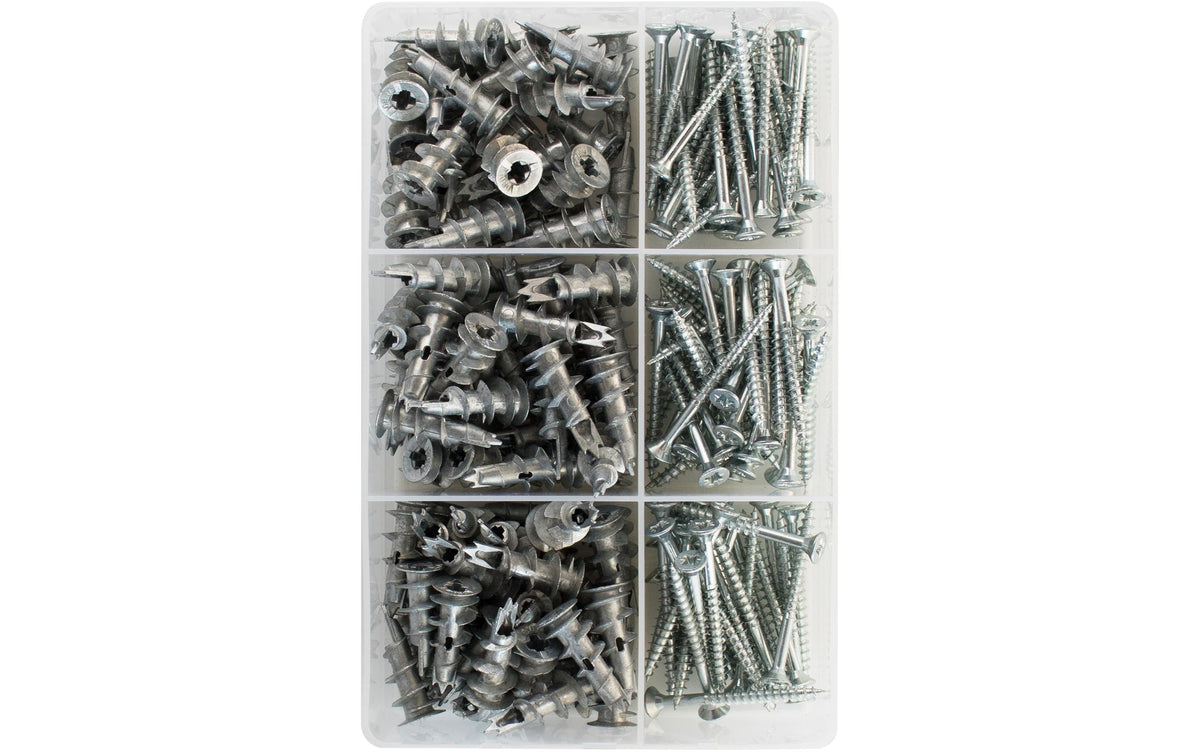 TOX Dübel TOX Gipskartondübel Indoor Box Plus – 25 mm, Grau/Silber, Box