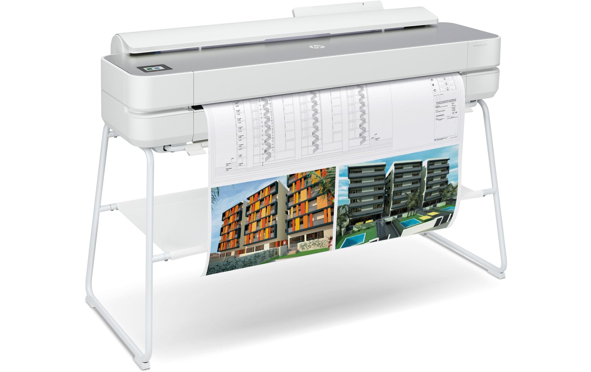 HP DesignJet Studio Steel – Grossformatdrucker 36", Farbe, LAN/WLAN/USB, 2400 × 1200 dpi