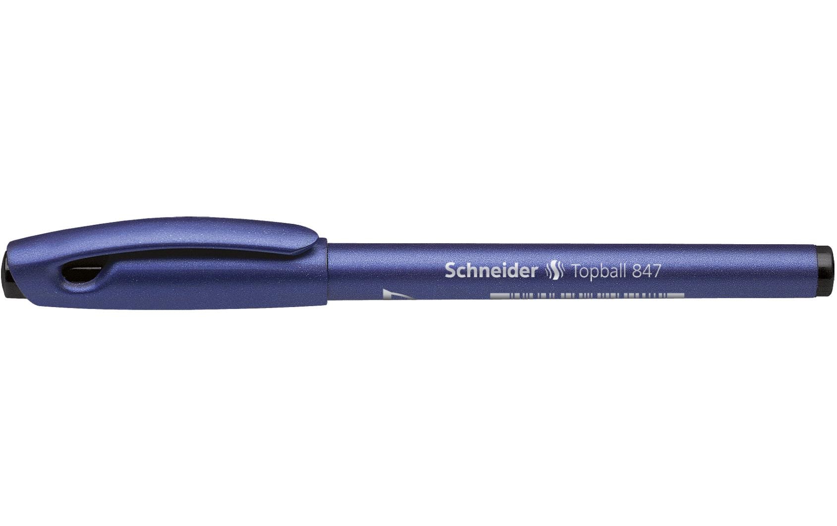 Schneider Schreibgeräte Schneider 847 – Tintenroller, 0,5 mm, schwarz – 10 Stk.