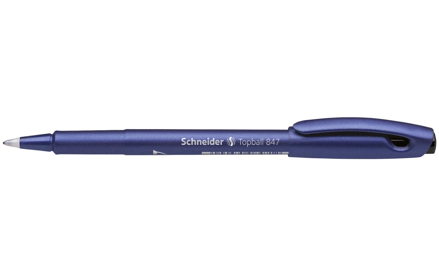 Schneider Schreibgeräte Schneider 847 – Tintenroller, 0,5 mm, schwarz – 10 Stk.