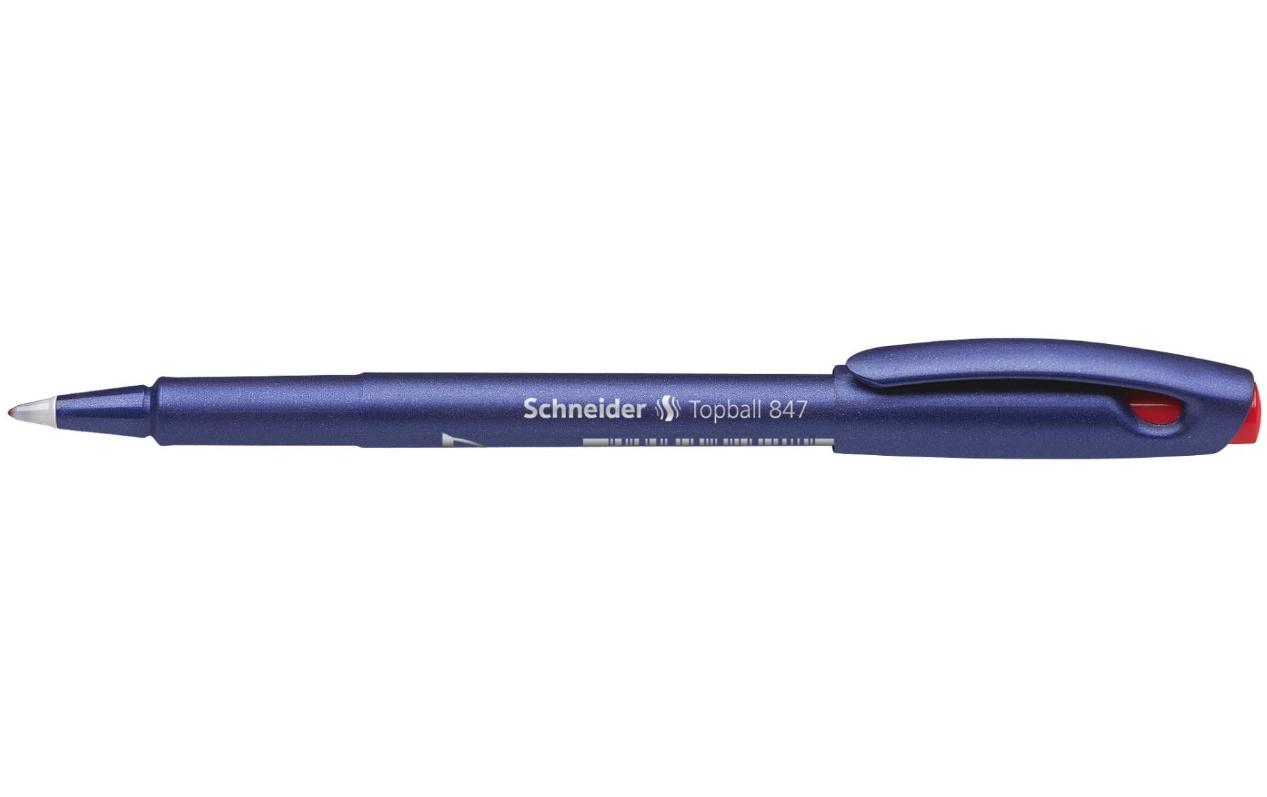 Schneider Schreibgeräte Schneider 847 – Tintenroller, 0,5 mm, Rot, Sortiert – 10 Stk.