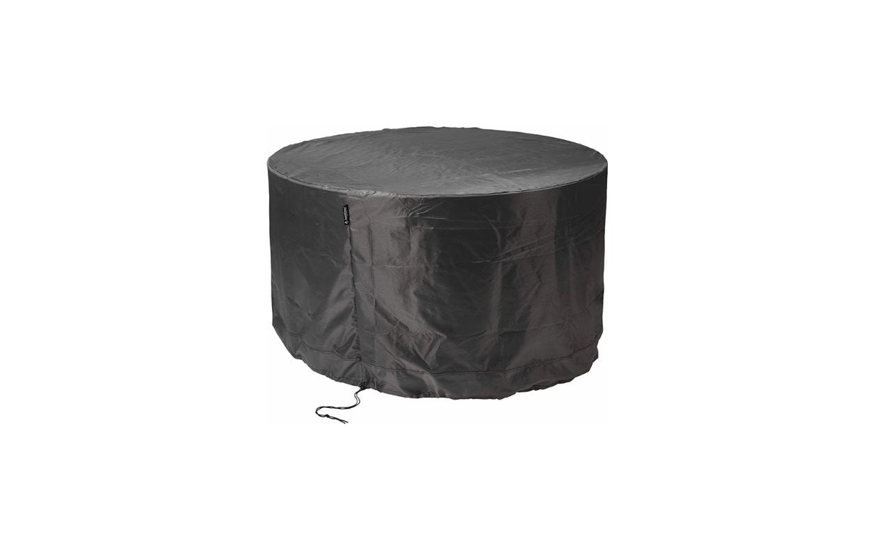 AeroCover Schutzhülle rund Ø 250 cm × H 85 cm, Grau/Anthrazit, Ripstop-Polyester, für Sitzgruppe