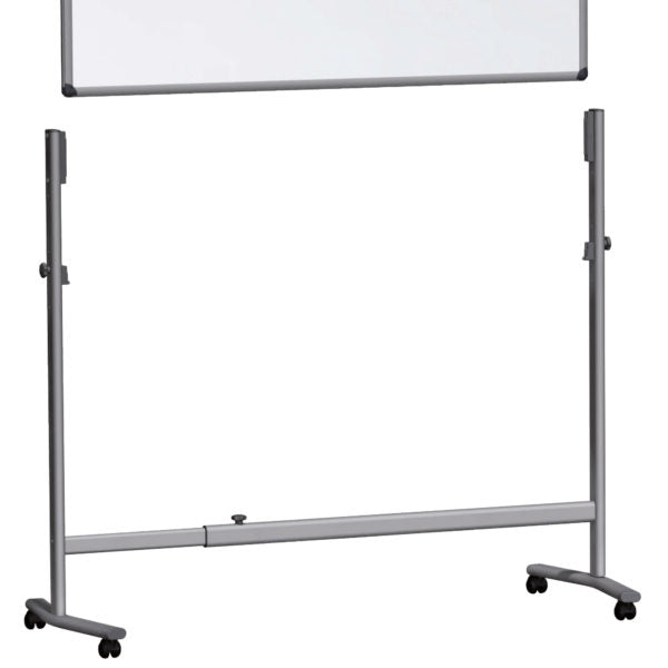 Franken Proline Stativ – für Tafeln bis 2000 mm Breite, mit Rollen, grau, Aluminium
