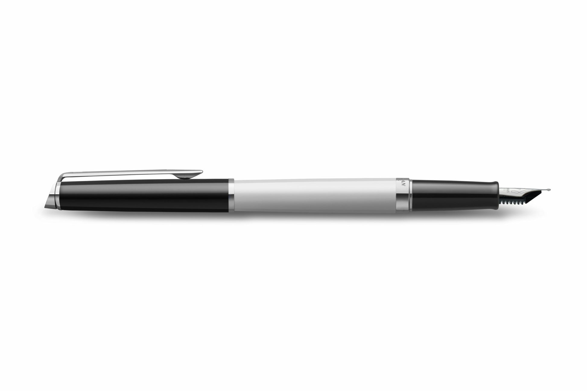Waterman Hemisphäre – Federspitze M – für Rechts- & Linkshänder – Schwarz/Weiss, Blau