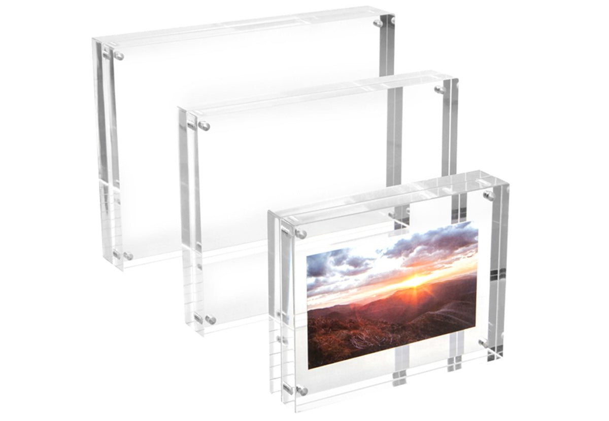 MAUL Bilderrahmen – für 17,8 × 12,7 cm – Acryl, transparent