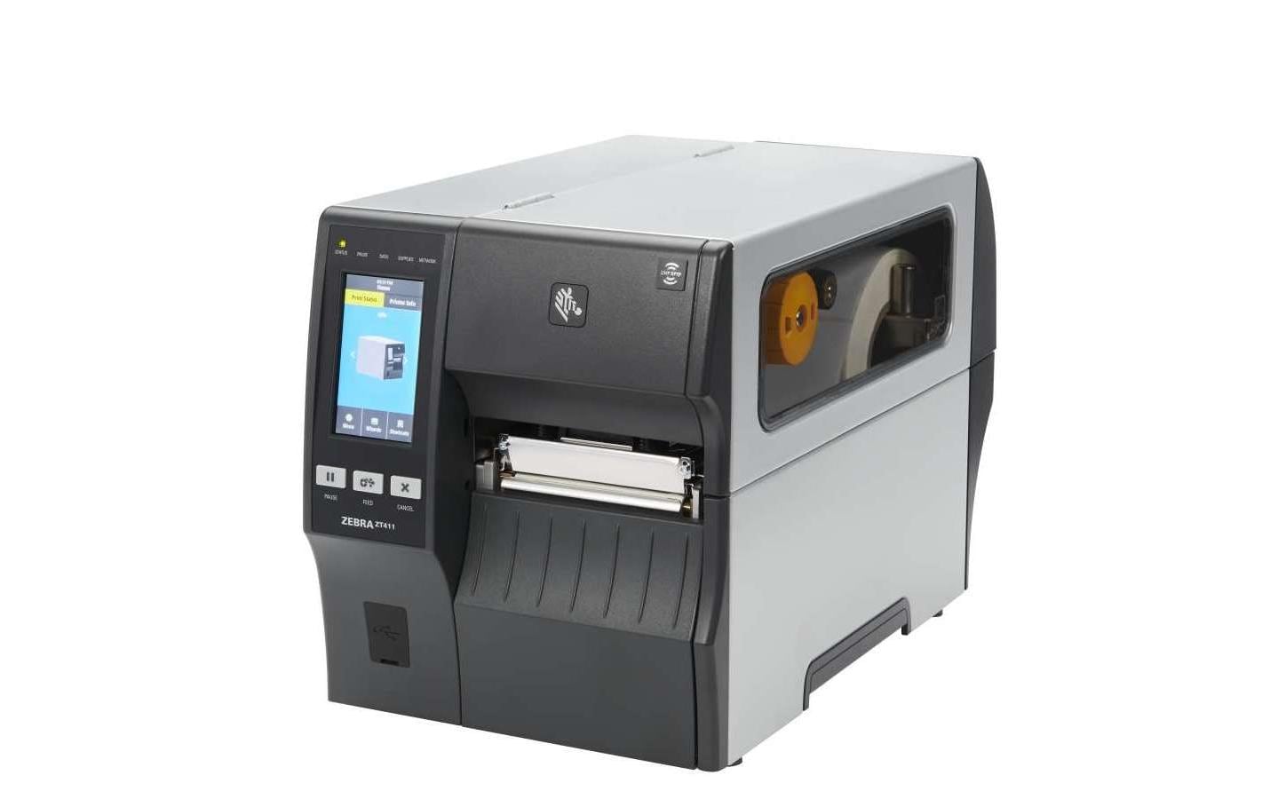 Zebra ZT41143 – Etikettendrucker, Thermotransfer, Display, USB, Bluetooth, 300 dpi, 356 mm/s