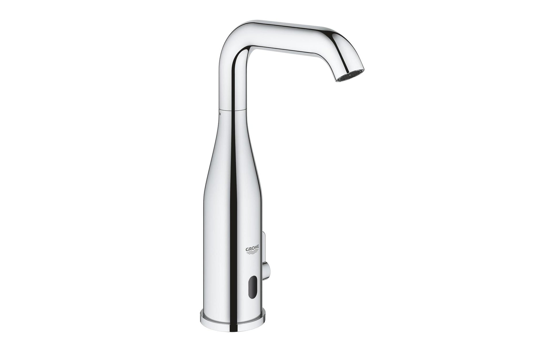 GROHE Badebatterie Essence E – 56×21×8,5 cm, Edelstahl, Chrom, Wandmontiert