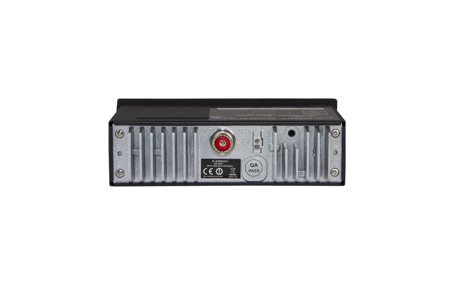 Albrecht AE 6491 VOX – CB-Funkgerät, AM/FM, 12/24 V, LCD, Schwarz