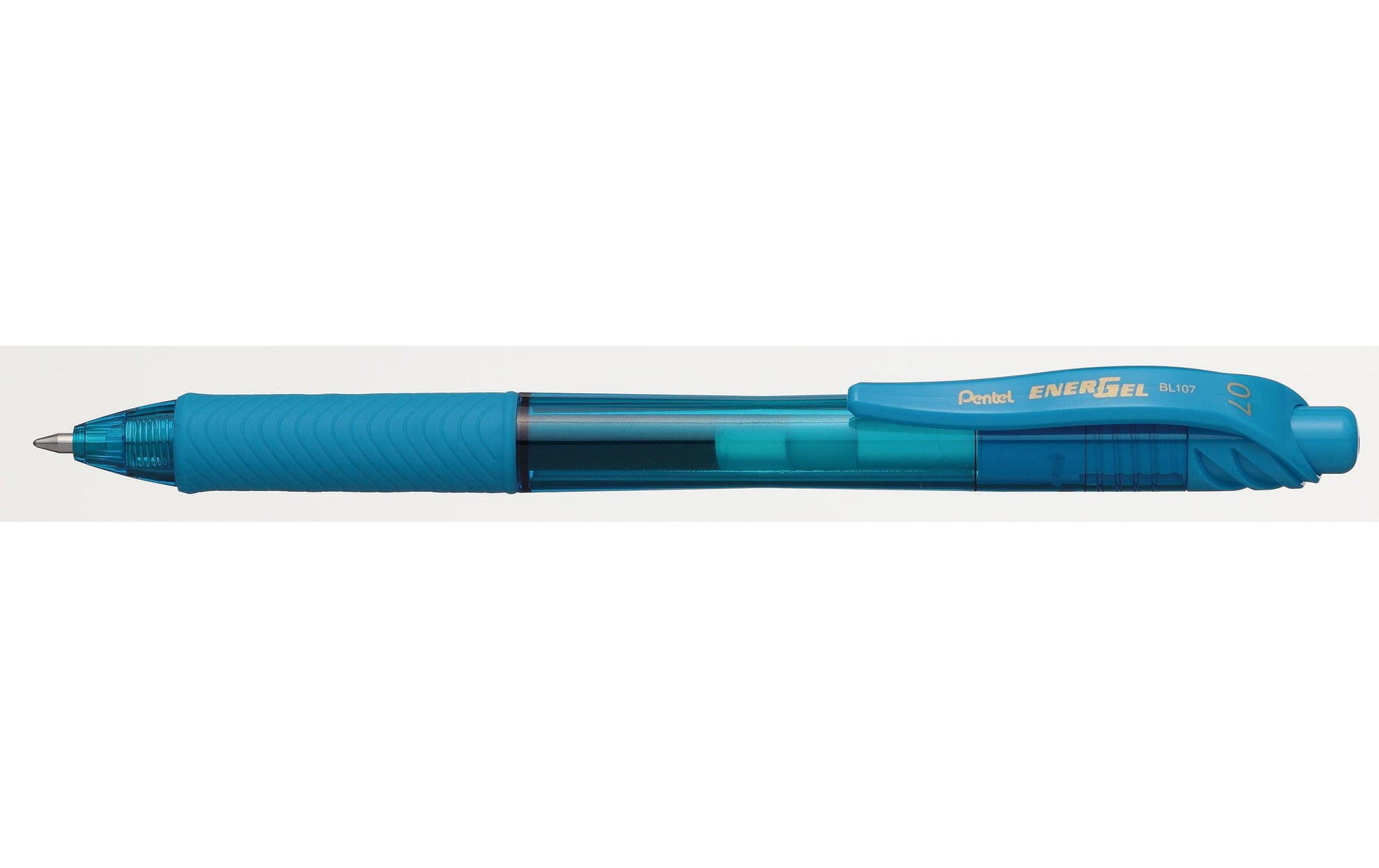 Pentel EnerGel X – Tintenroller, schnelltrocknend, Druckmechanik, 0,7 mm, hellblau