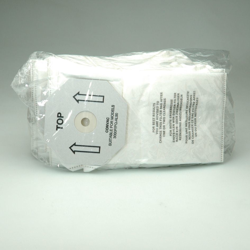 Secomp Staubbeutel – 2,5 l – 10 Stk. – für VAC3000P, Case Vac 3000PQ