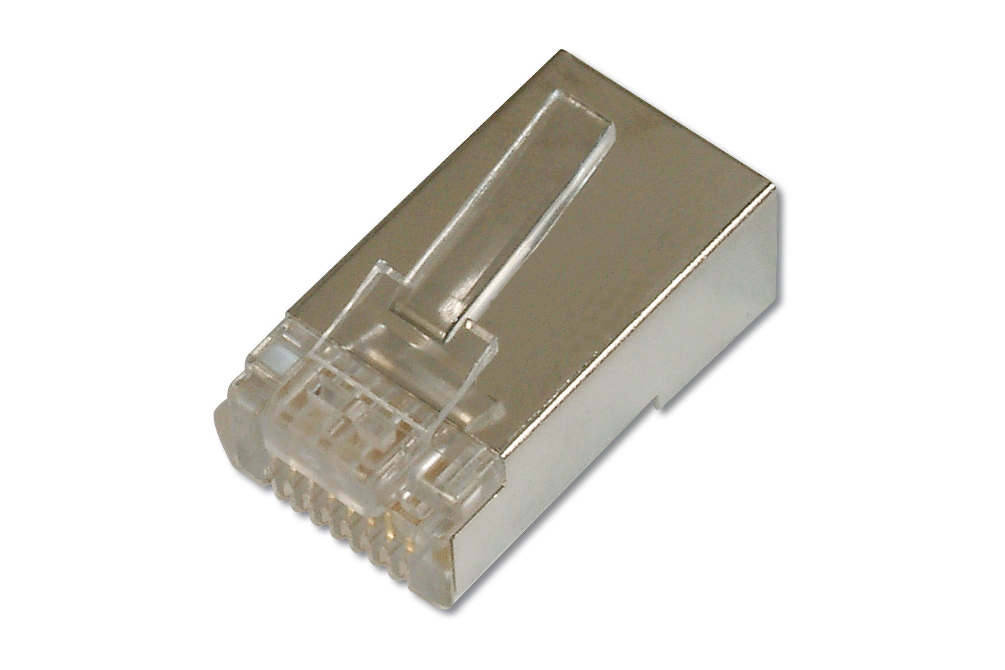 Digitus CAT 6 Modularstecker RJ-45 – Pass-through, Nickel, 1 Stück