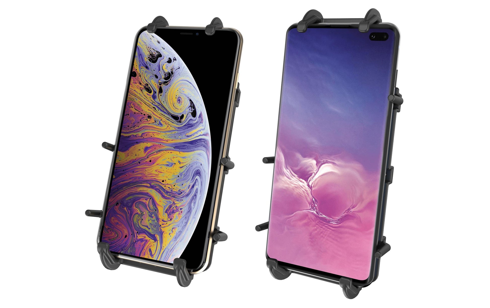 RAM Mounts Auto-Halterung Quick-Grip XL, Kugel, drehbar, verstellbar – für Smartphones 5,75–7,25" – Schwarz