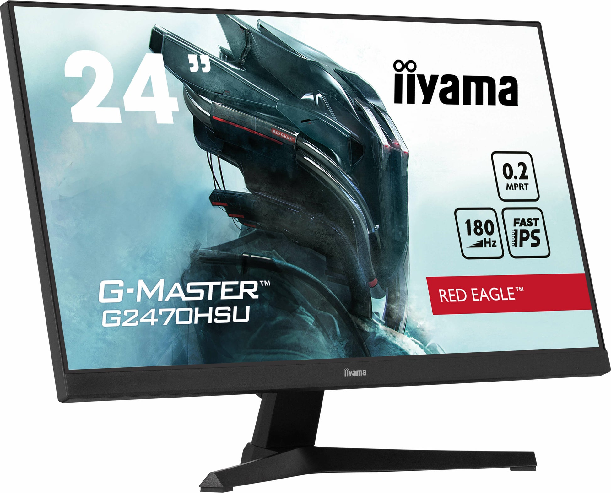 iiyama G-MASTER G2470HSU-B6 – 23,8", 1920 × 1080 (Full HD), IPS, 180 Hz