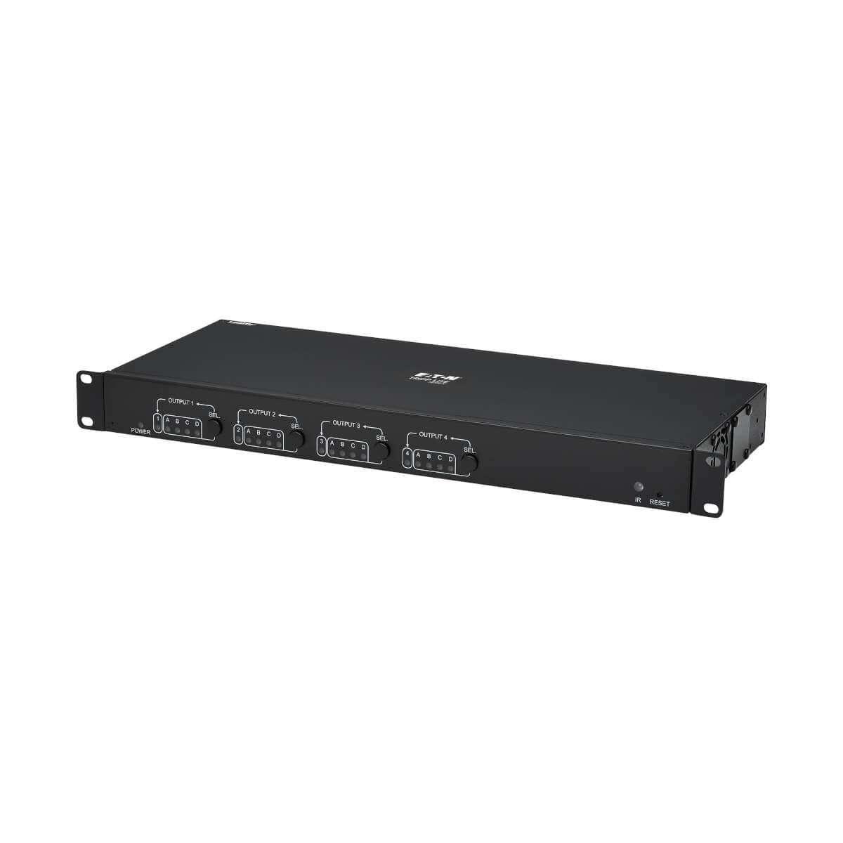 Tripp Lite B127A-4X4-BH4PH – HDMI Matrix, über Cat6, 4×4, 4K@60 Hz, 70 m, HDR, 4:4:4, PoC, HDCP 2.2, Schwarz