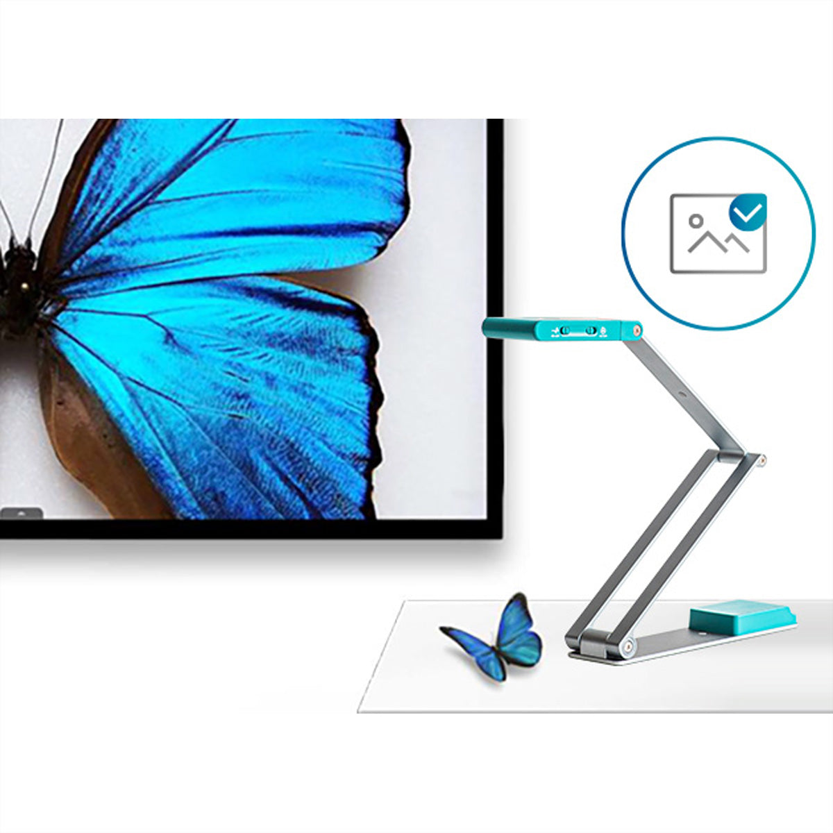 I.R.I.S. IRIScan Visualizer 7 Dyslexic – Overhead-Scanner, A3, USB, 1200 dpi