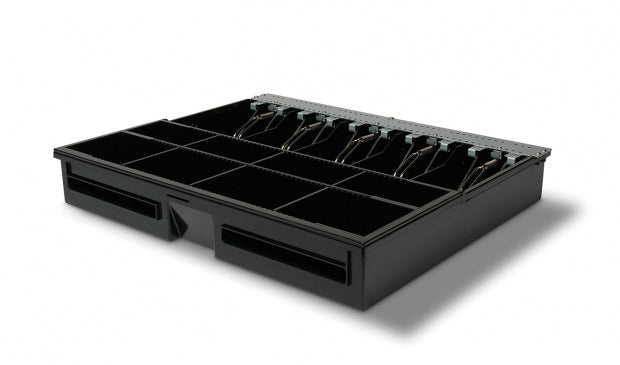 Safescan 4646T – Kassenladen-Einsatz, 5 Scheine/8 Münzen, 410 × 350 × 64 mm, für HD-4646S, Schwarz