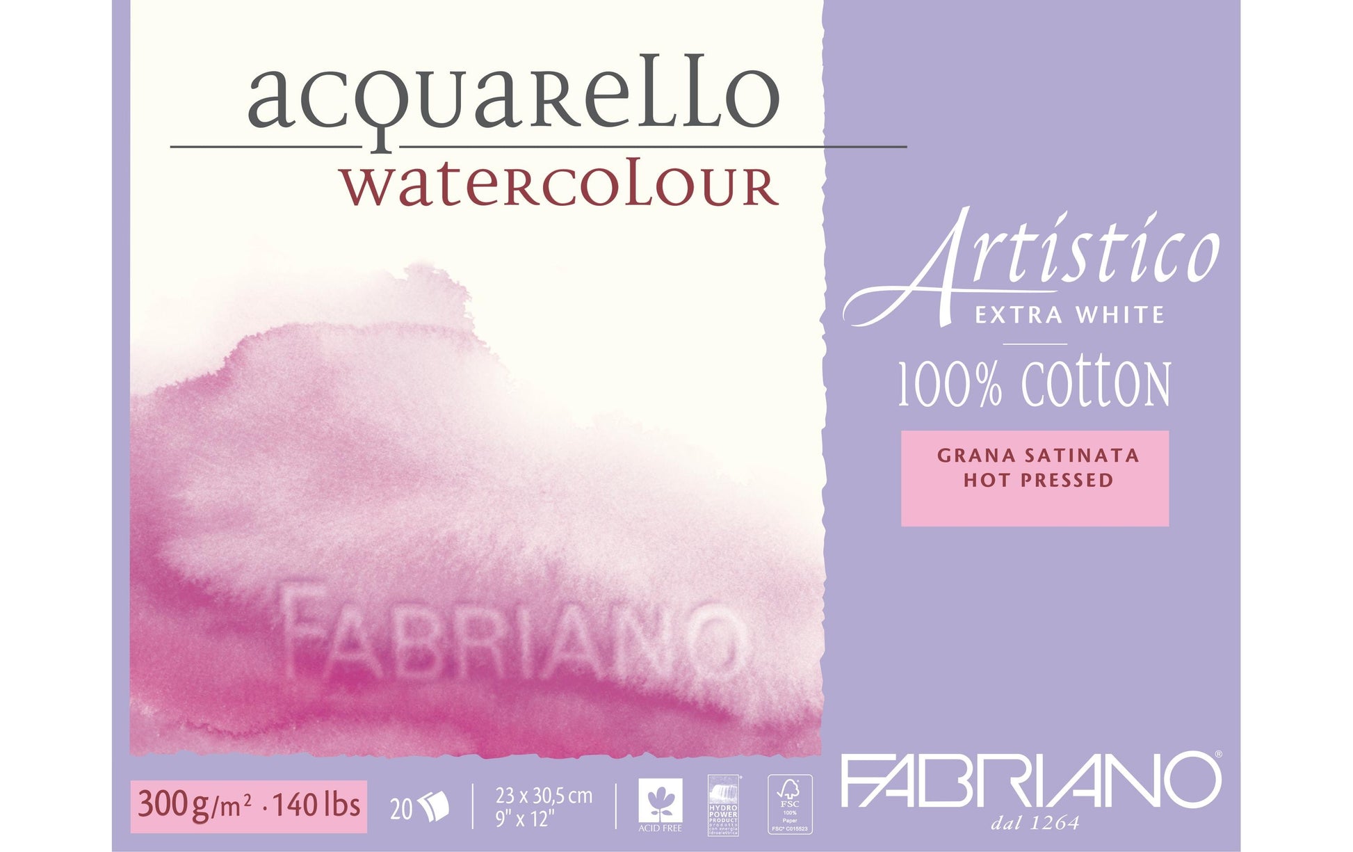 Fabriano Kunstdruckpapier, 20 Blätter
