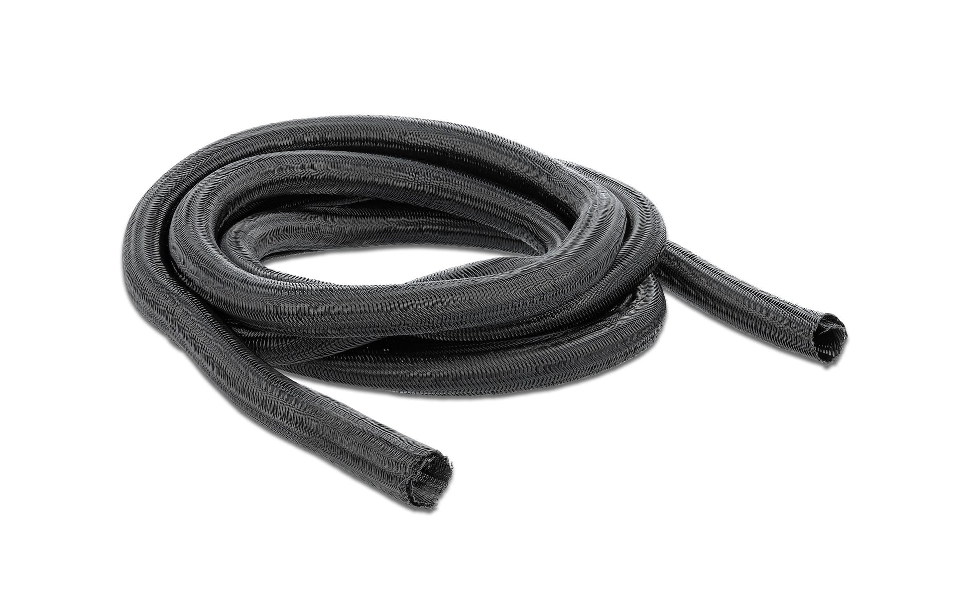 DeLOCK Kabelschlauch Ø 13 mm × 5 m, selbstklebend, zuschneidbar – schwarz