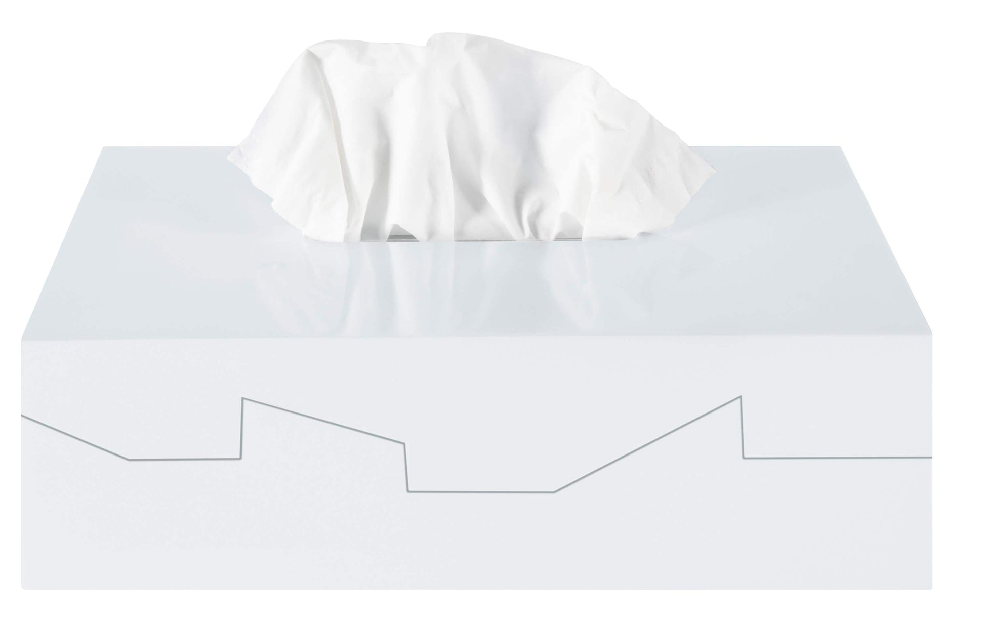 Spirella Kosmetiktuchbox – Tisch, ABS, 24,8×12,8×8 cm