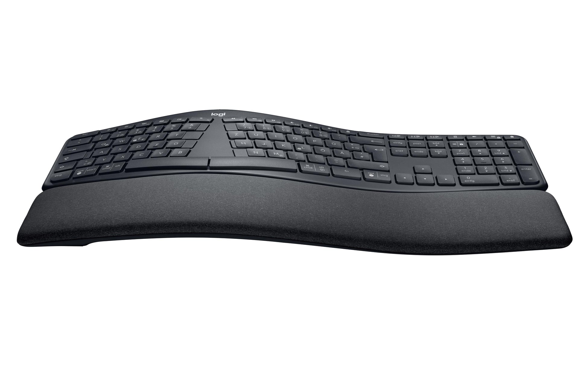 Logitech Ergo K860 – Tastatur, kabellos (Bluetooth/2,4 GHz) – für Windows, macOS