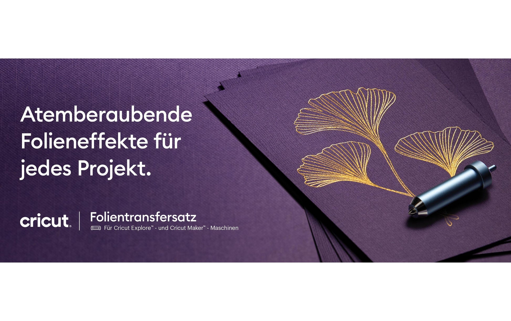 Cricut Transferfolie, Silber, Metallic, 30,5 × 30,5 cm, 8 Stk., für Cricut Maker und Cricut Explore