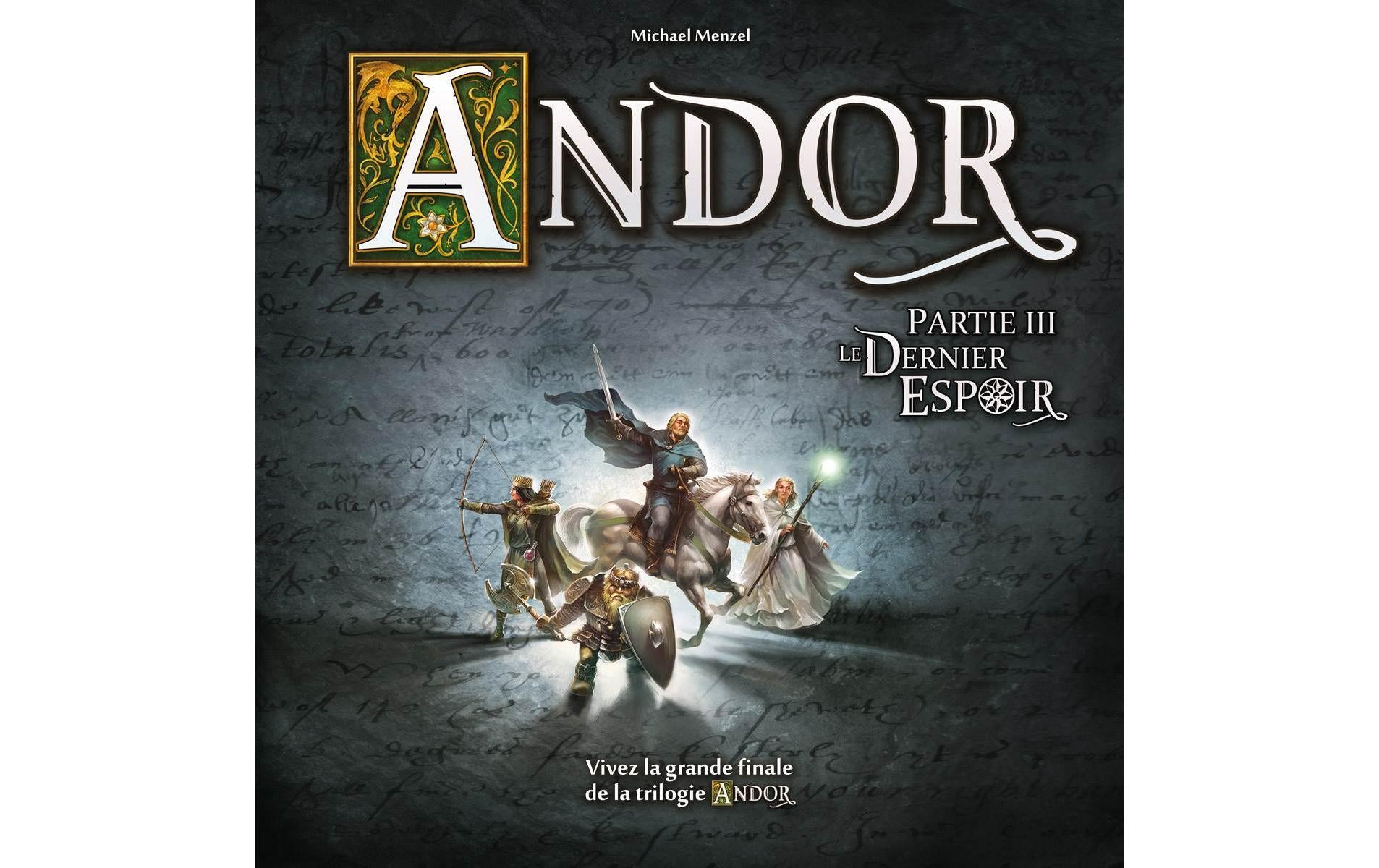 Kosmos Die Legenden von Andor: Die letzte Hoffnung – Brettspiel, 2–4 Spieler, ab 10 Jahren, 60 Min., FR