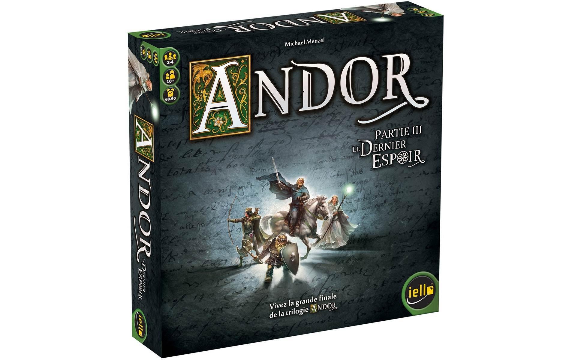 Kosmos Die Legenden von Andor: Die letzte Hoffnung – Brettspiel, 2–4 Spieler, ab 10 Jahren, 60 Min., FR