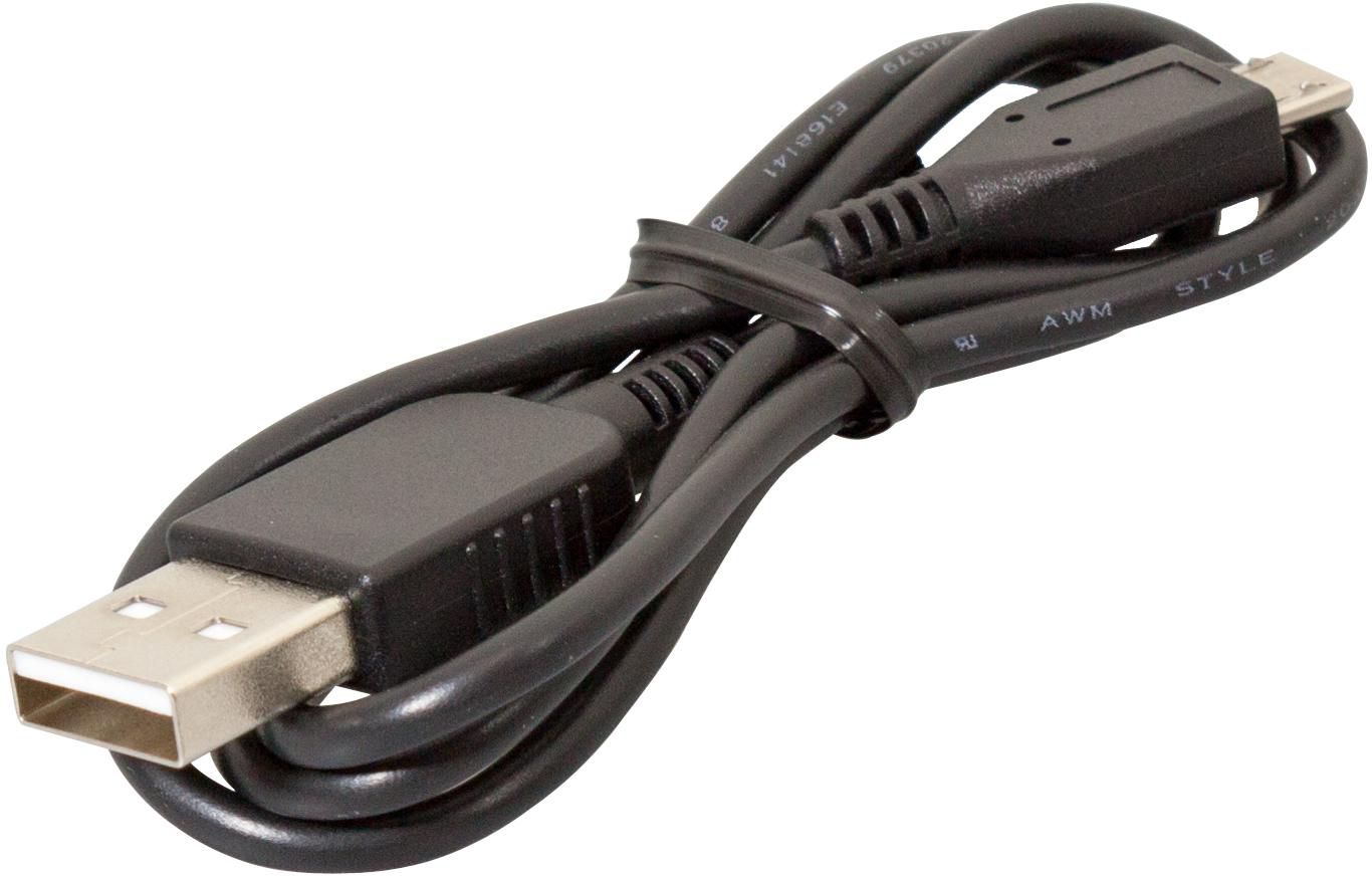 Sony Micro-USB-auf-USB-A-Kabel – USB 2.0 (480 Mbit/s) – Schwarz – für ILCE-5100, ILCE-6000 und mehr