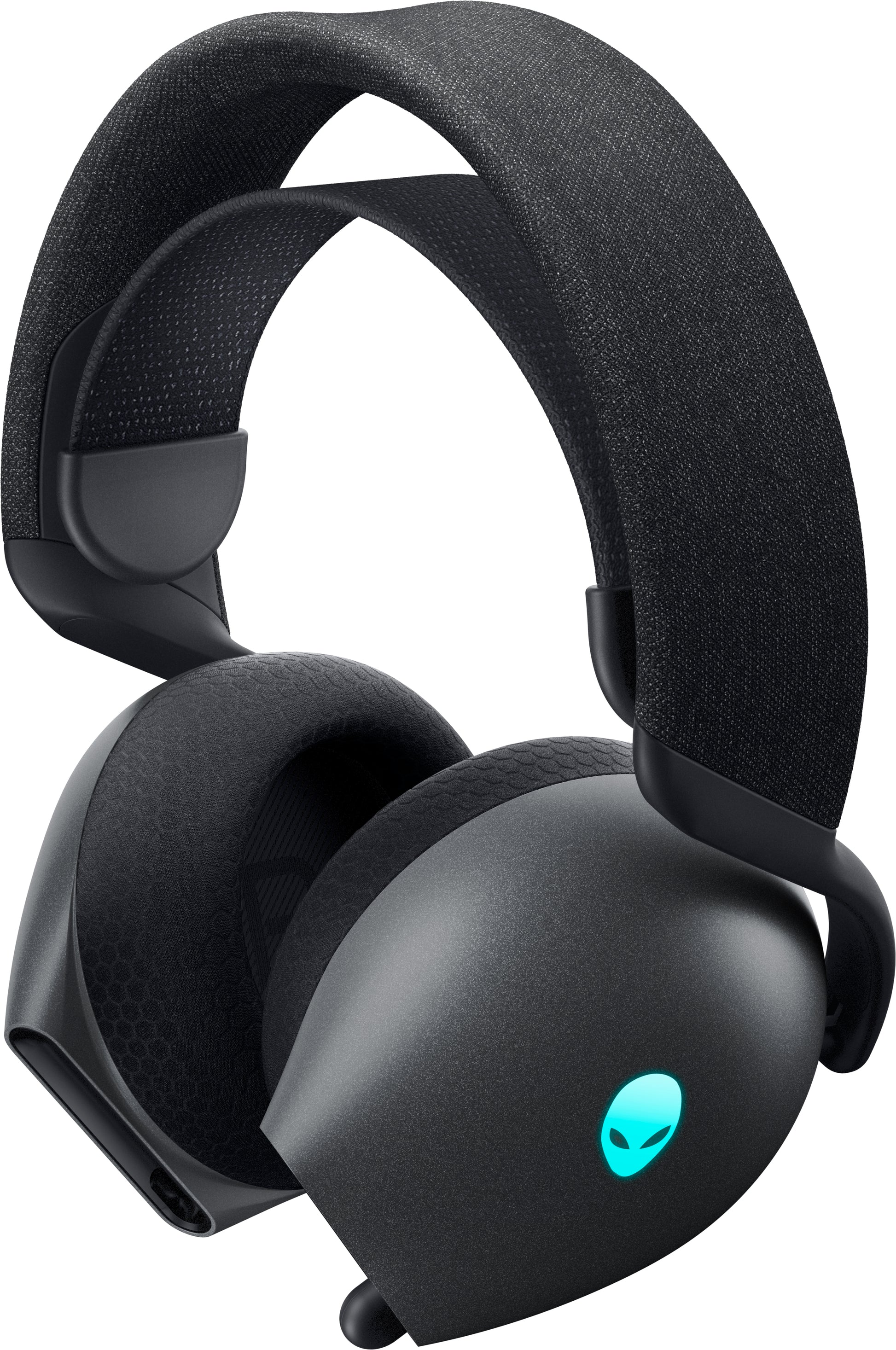 Alienware AW725H Gaming-Headset – Over-Ear, Stereo, Kabel + BT, ANC, mit USB-C-Dongle, Schwarz