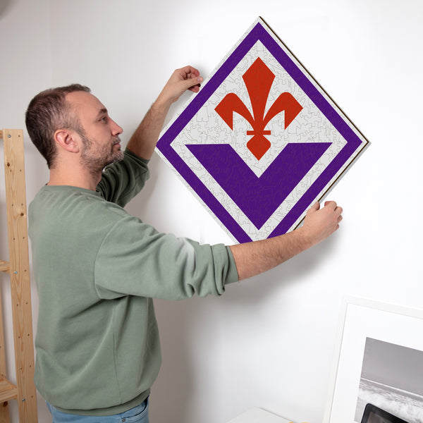 Iconic Puzzles Puzzle ACF Fiorentina Logo – 150 Teile – 25 × 25 cm – ab 10 J. – Holz