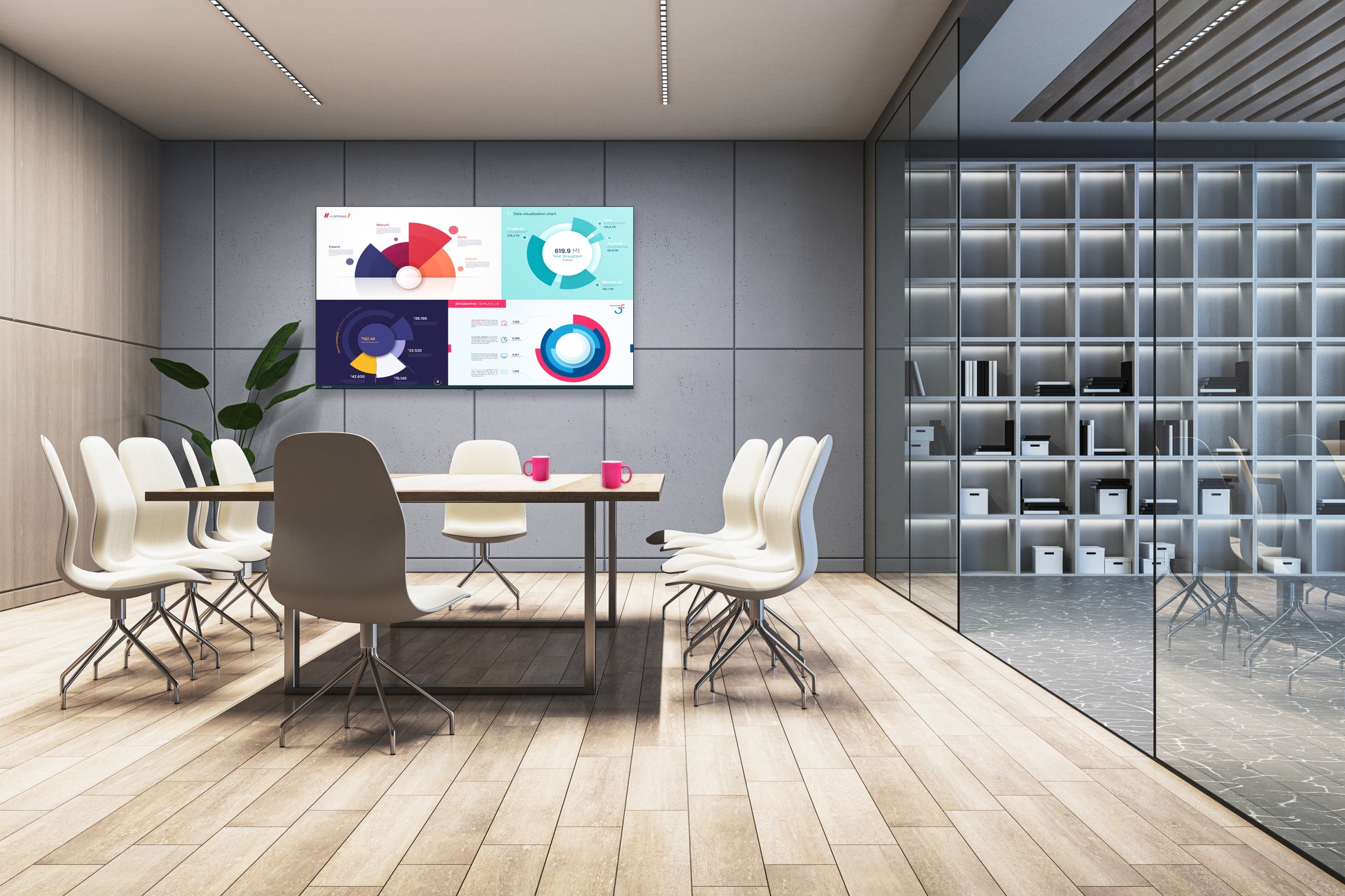 Avocor K-10 AVK-7510 – 75" Signage-Display – 4K UHD – QLED – Android 14 – 60 Hz – 450 cd/m² – 16/7 – HDR