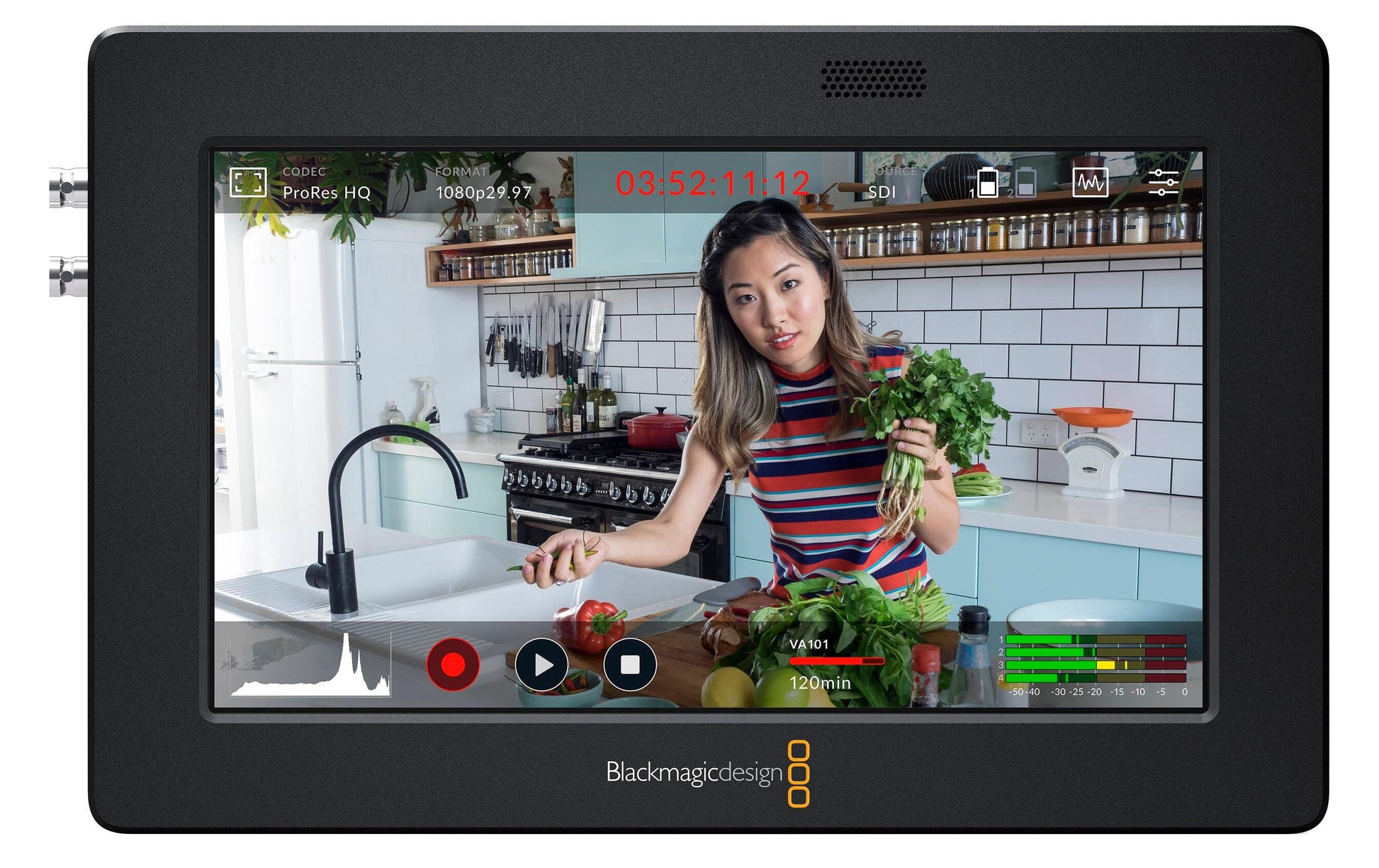 Blackmagic Design Video Assist 5 3G – 5", 1920 × 1080, 3G-SDI, Akkubetrieb