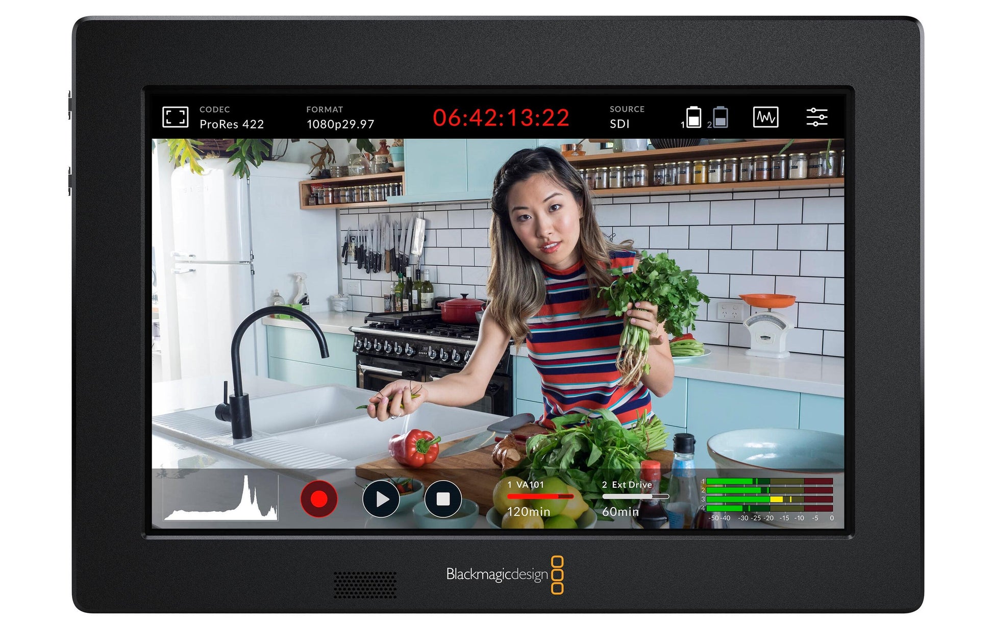 Blackmagic Design Video Assist 7 3G – 17,8 cm (7"), 3G-SDI