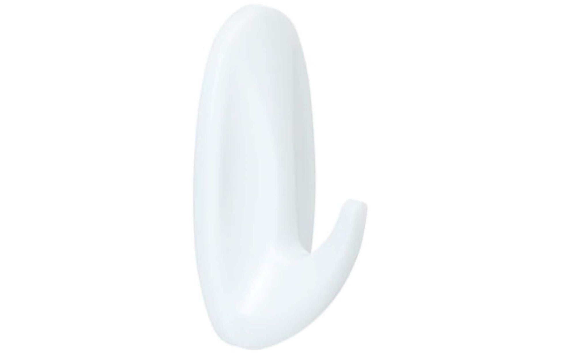 3M Designer Haken – Kunststoff – Weiss – Selbstklebend – 0,45 kg – 2 Stück